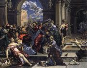El Greco Purification of the Temple oil painting on canvas